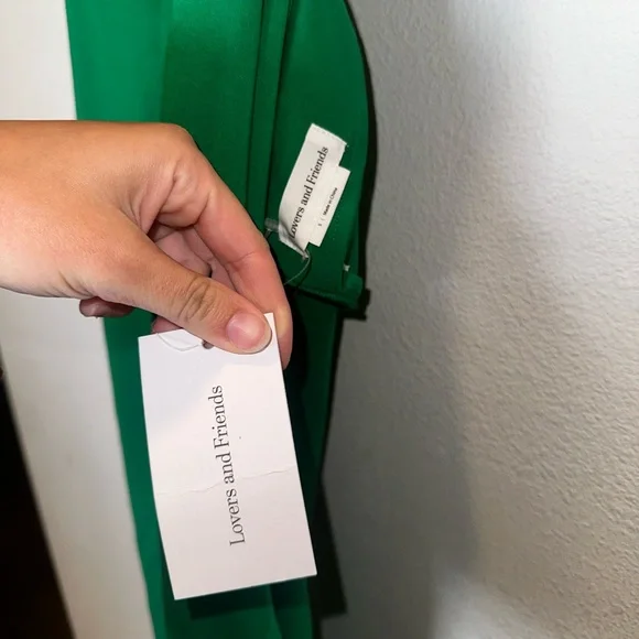 Lovers + Friends Karma Maxi Dress in Kelly Green NWT - Picture 8 of 9